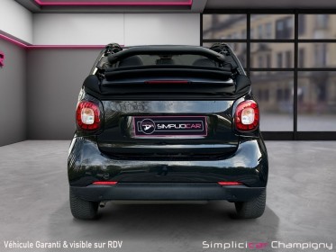 Smart fortwo cabrio 90 ch passion - boite auto - gps - garantie 12 mois - cabriolet occasion champigny-sur-marne (94)...
