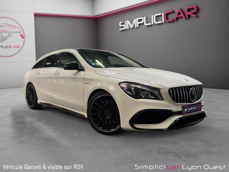 Mercedes cla shooting brake  45 amg 4 matic garantie 12 mois occasion simplicicar lyon ouest simplicicar simplicibike france