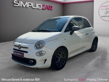Fiat 500 my17 vpc 1.2 69 ch dualogic s kit novetud occasion paris 17ème (75)(porte maillot) simplicicar simplicibike france