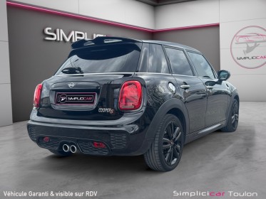 Mini hatch 5 portes f55 lci cooper s 192 ch bva7 finition john cooper works garantie 12 mois occasion simplicicar toulon est...