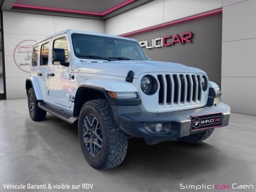 Jeep wrangler unlimited 4xe 2l t 380 ch phev 4x4 bva8 first edition my21 occasion simplicicar caen  simplicicar simplicibike...