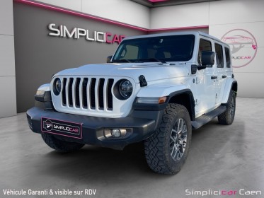 Jeep wrangler unlimited 4xe 2l t 380 ch phev 4x4 bva8 first edition my21 occasion simplicicar caen  simplicicar simplicibike...