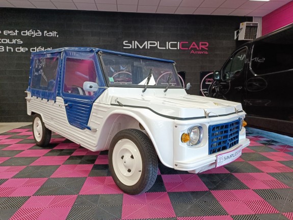 Citroen mehari type azur dosssier restauration complet . moteur  100 kms.. véhicule état neuf. occasion simplicicar amiens ...