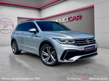 Volkswagen tiguan 2.0 tdi 150ch dsg7 r-line / toit ouvrant / suivi vw occasion simplicicar besanÇon simplicicar simplicibike...