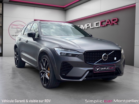 Volvo xc60 t8 recharge awd 310 ch  145 ch geartronic 8 polestar  toit ouvrant, sièges chauffants, garantie 12 mois occasion...