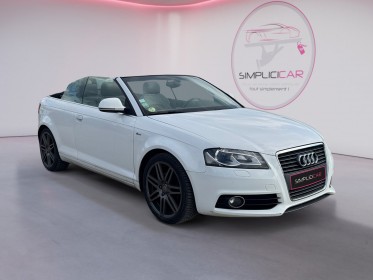 Audi a3 cabriolet s line 2.0 tdi 140 ch--- occasion simplicicar orgeval  simplicicar simplicibike france