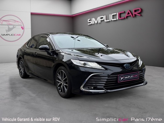 Toyota camry hybride my21 218ch 2wd design/entretien a jour/siege chauffant occasion paris 17ème (75)(porte maillot)...