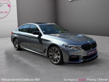 Bmw serie 5 g30 518d 150 ch bva8 m sport/toit ouvrant panoramique/affichage tÊte haute /garantie 12 mois occasion paris...