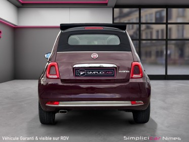 Fiat 500c my22 cabriolet hybride dolcevita - garantie 12 mois occasion simplicicar nimes - rb auto simplicicar simplicibike...