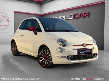 Fiat 500 my23 1.0 70 ch hybride - red edition - carplay - toit panoramique - garantie 12 mois occasion simplicicar nimes - rb...