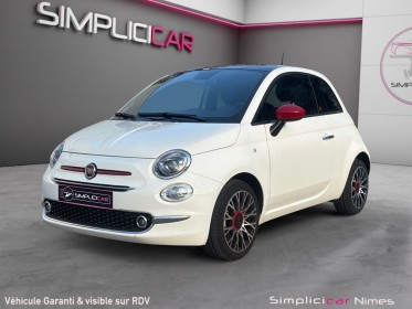 Fiat 500 my23 1.0 70 ch hybride - red edition - carplay - toit panoramique - garantie 12 mois occasion simplicicar nimes - rb...