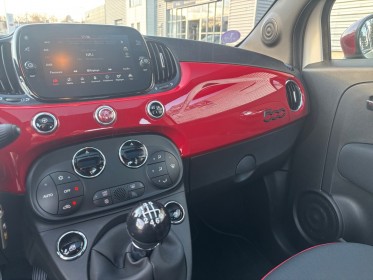 Fiat 500 my23 1.0 70 ch hybride - red edition - carplay - toit panoramique - garantie 12 mois occasion simplicicar nimes - rb...