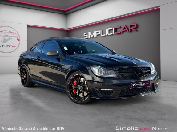 Mercedes classe c coupe c63 amg edition 507 - harmon kardon - carbone - toit ouvrant - garantie 12 mois occasion simplicicar...