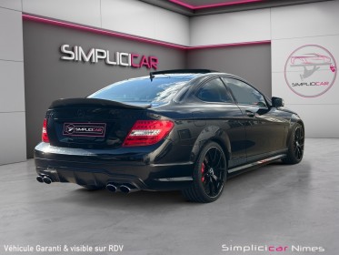 Mercedes classe c coupe c63 amg edition 507 - harmon kardon - carbone - toit ouvrant - garantie 12 mois occasion simplicicar...