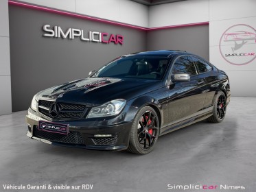 Mercedes classe c coupe c63 amg edition 507 - harmon kardon - carbone - toit ouvrant - garantie 12 mois occasion simplicicar...