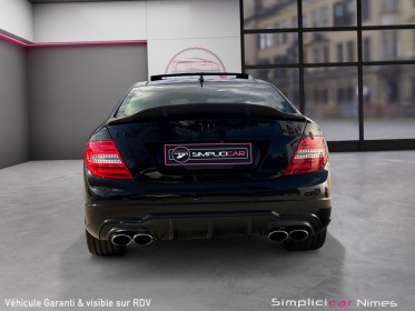 Mercedes classe c coupe c63 amg edition 507 - harmon kardon - carbone - toit ouvrant - garantie 12 mois occasion simplicicar...
