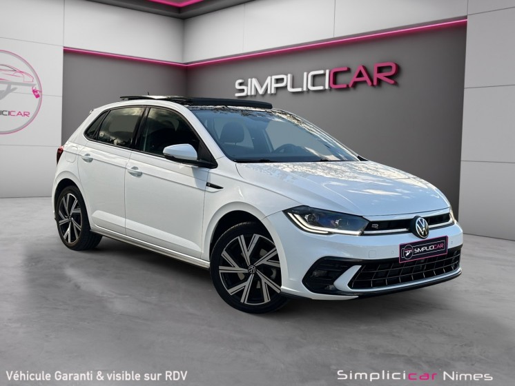 Volkswagen polo 1.0 tsi 110 dsg7 r-line - toit ouvrant - carplay - camÉra - garantie 12 mois occasion simplicicar nimes - rb...