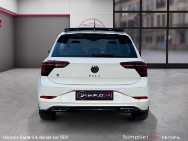 Volkswagen polo 1.0 tsi 110 dsg7 r-line - toit ouvrant - carplay - camÉra - garantie 12 mois occasion simplicicar nimes - rb...