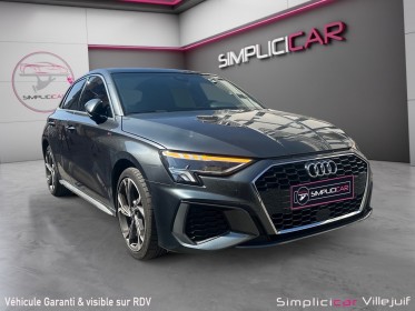 Audi a3 sportback 40 tfsie 204 s tronic 6 s line, carplay, toit ouvrant, caméra de recul, entretiens audi, garantie 12mois...