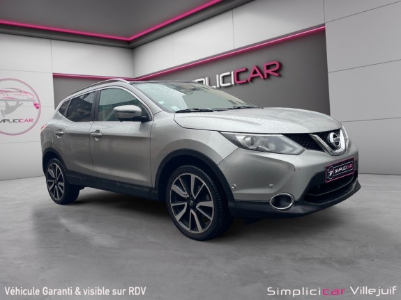Nissan qashqai 1.5 dci 110 stop/start tekna, full option, courroie changer, garantie 12 mois occasion simplicicar villejuif ...