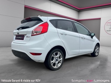 Ford fiesta 1.25 82 edition occasion simplicicar limoges  simplicicar simplicibike france