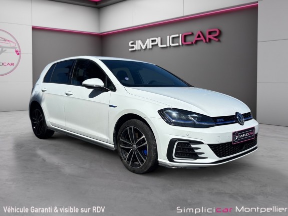 Volkswagen golf 1.4 hybrid rechargeable 245 dsg6 gte virtual cockpit, apple carplay, garantie 12 mois occasion montpellier...