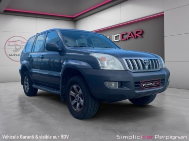 Toyota l.cruiser 3.0 d-4d 163cv première main suivit complet climatisation/carplay/4x4 occasion simplicicar perpignan ...