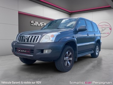 Toyota l.cruiser 3.0 d-4d 163cv première main suivit complet climatisation/carplay/4x4 occasion simplicicar perpignan ...