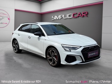 Audi a3 sportback 40 tfsie 204 s tronic 6 s line occasion paris 17ème (75)(porte maillot) simplicicar simplicibike france