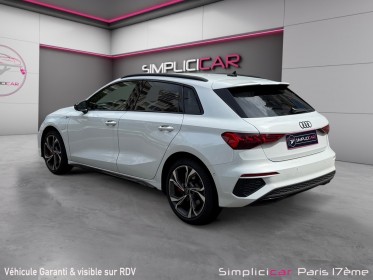 Audi a3 sportback 40 tfsie 204 s tronic 6 s line occasion paris 17ème (75)(porte maillot) simplicicar simplicibike france