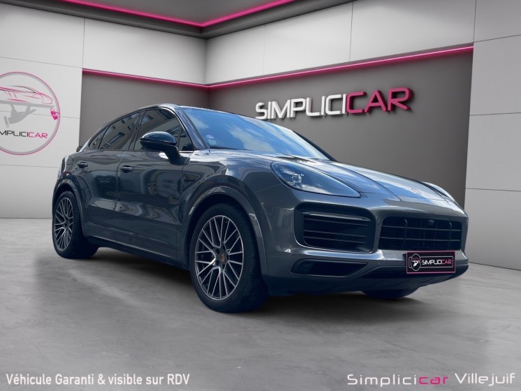 Porsche cayenne coupe e-hybrid 3.0 v6 462 ch tiptronic bva jantes spyder, toit panoramique, 1 ere main, véhicule francais... Porsche cayenne coupe e-hybrid 3.0 v6 462 ch tiptronic bva jantes spyder, toit panoramique, 1 ere main, véhicule francais...