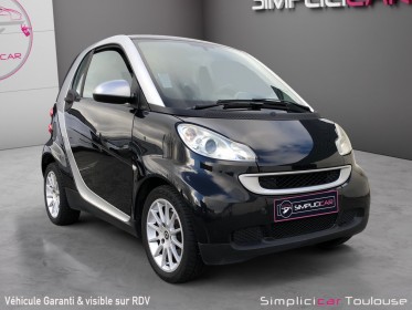 Smart fortwo coupe 1.0 71cv mhd passion occasion toulouse (31) simplicicar simplicibike france