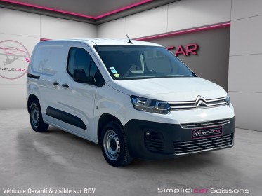 Citroen berlingo taille m bluehdi 100 ch bvm - suivi/tva recuperable/carplay/radars ar - garantie 12 mois occasion...