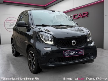 Smart fortwo coupe 1.0 71 ch ss ba6 passion/garantie 12 mois occasion paris 17ème (75)(porte maillot) simplicicar...