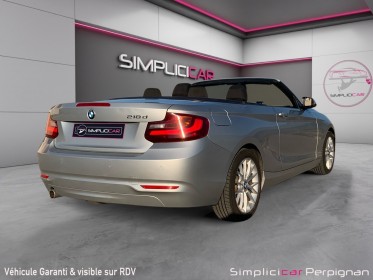 Bmw serie 2 cabriolet f23 218d 150 ch lounge a - capote impeccable - volant et boite de vitesse m sport - clim bizone -......