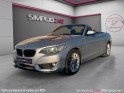 Bmw serie 2 cabriolet f23 218d 150 ch lounge a - capote impeccable - volant et boite de vitesse m sport - clim bizone -......