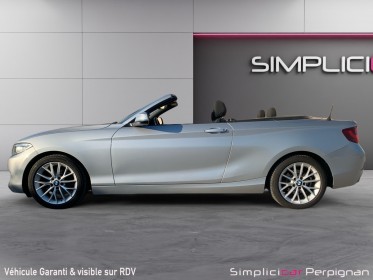Bmw serie 2 cabriolet f23 218d 150 ch lounge a - capote impeccable - volant et boite de vitesse m sport - clim bizone -......