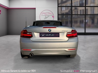 Bmw serie 2 cabriolet f23 218d 150 ch lounge a - capote impeccable - volant et boite de vitesse m sport - clim bizone -......