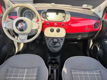 Fiat 500 my17 1.2 69 ch eco pack lounge carplay, regulateur, toit panoramique, garantie 12 mois occasion montpellier (34)...