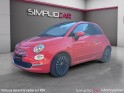 Fiat 500 my17 1.2 69 ch eco pack lounge carplay, regulateur, toit panoramique, garantie 12 mois occasion montpellier (34)...