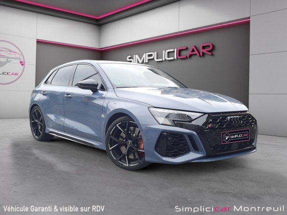Audi rs3 sportback 2.5 tfsi 400 s tronic 7 quattro malus inclus occasion montreuil (porte de vincennes)(75) simplicicar...