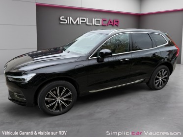Volvo xc60 t6 recharge awd 253 ch  87 ch geartronic 8 inscription luxe occasion simplicicar vaucresson simplicicar...