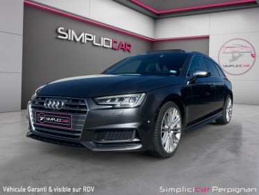 Audi s4 avant v6 3.0 tfsi 354 ch français tiptronic 8 quattro toit ouvrant/bang of oulsen/sièges éléc/caméra garantie...