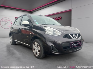 Nissan micra 1.2 - 80ch  faible consommation, moteur À chaine, ideal jeune permis, garantie 12 mois occasion montpellier...