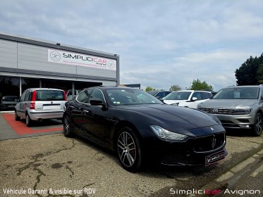 Maserati ghibli 3.0 v6 275ch suivi complet à jour maserati - toit ouvrant - caméra de recul excellent État occasion...