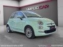 Fiat 500 my20 serie 7 euro 6d 1.2 69 ch eco pack s/s lounge couleur rare, carplay, toit panoramique, régulateur, garantie...