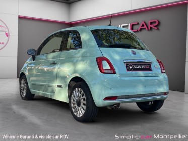 Fiat 500 my20 serie 7 euro 6d 1.2 69 ch eco pack s/s lounge couleur rare, carplay, toit panoramique, régulateur, garantie...