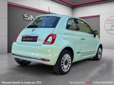 Fiat 500 my20 serie 7 euro 6d 1.2 69 ch eco pack s/s lounge couleur rare, carplay, toit panoramique, régulateur, garantie...