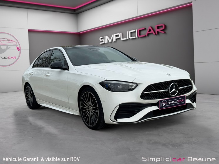 Mercedes classe c 220 d 9g-tronic amg line 220 2.0 cdi bluetec - 16v turbo hybrid occasion simplicicar beaune simplicicar...