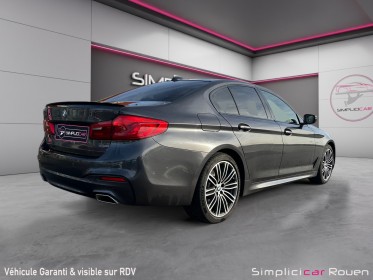 Bmw serie 5 g30 520d 190 ch bva8 m sport   camera 360° son harman kardon toit ouvrant apple carplay occasion simplicicar...